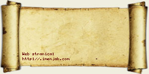 Jovana Mitin vizit kartica